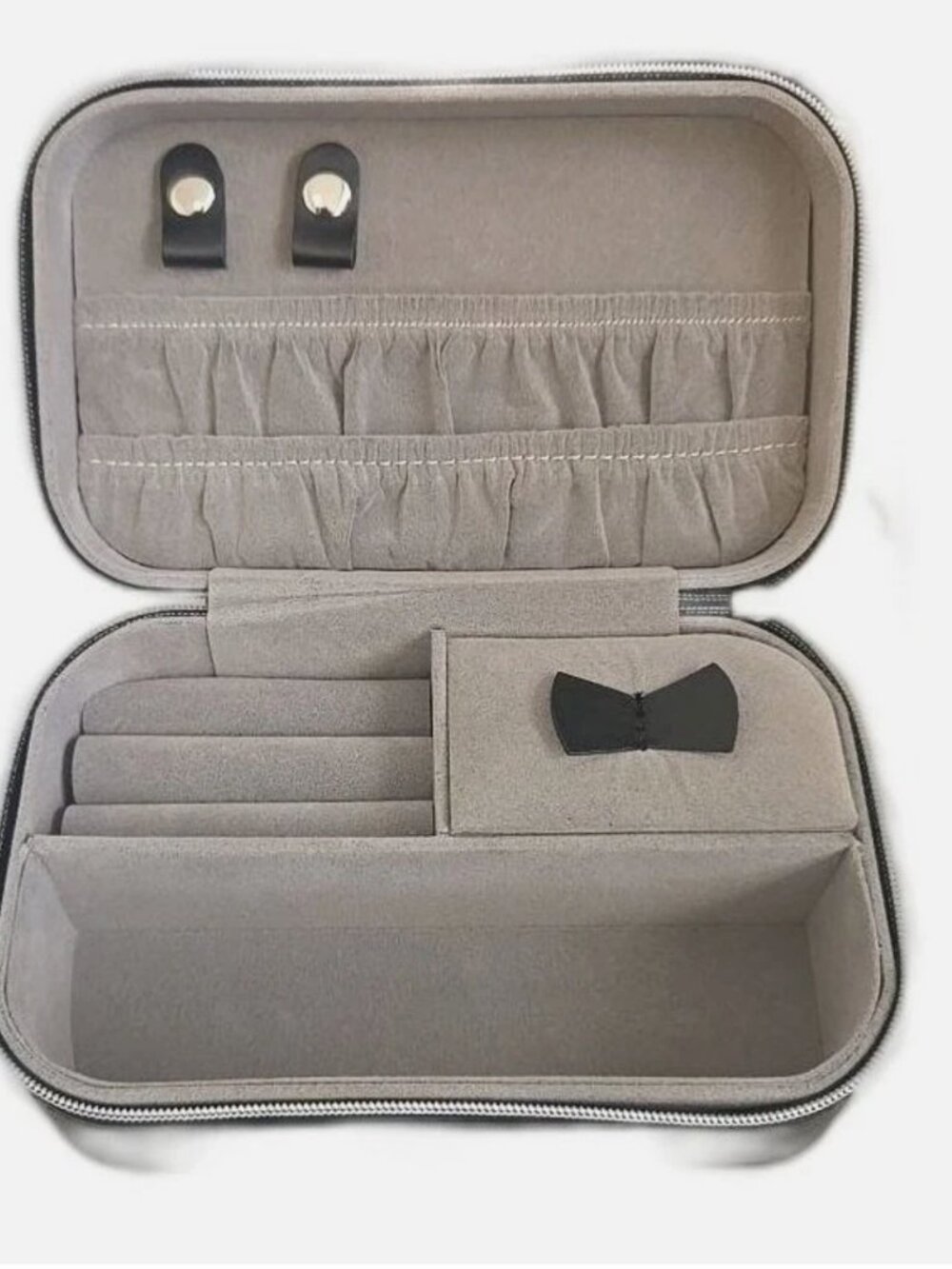 Dolce & Gabbana Black & Gray Jewelry Organizer NEW